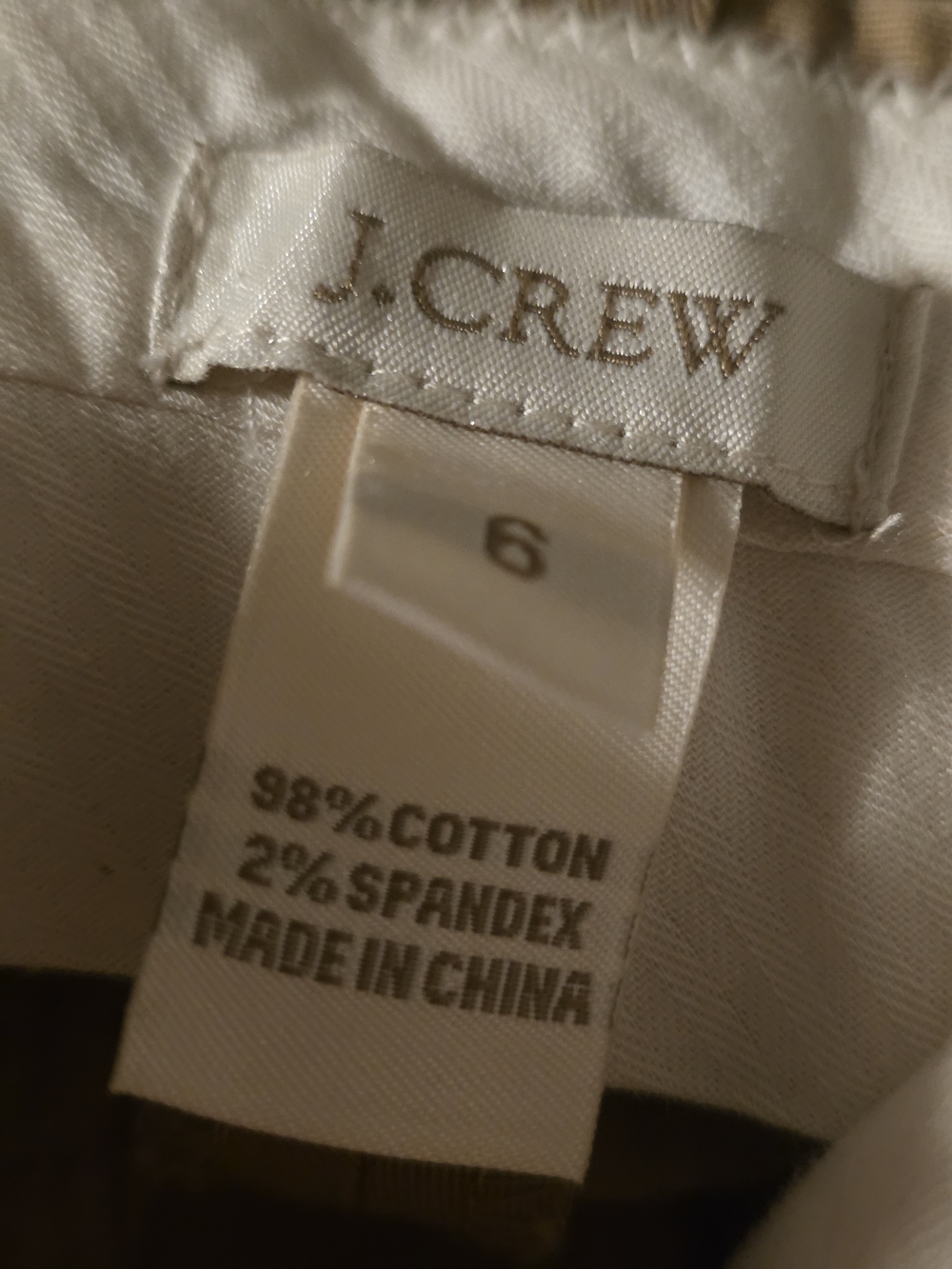 J. Crew Women’s Beige Khaki Pants - Size 6